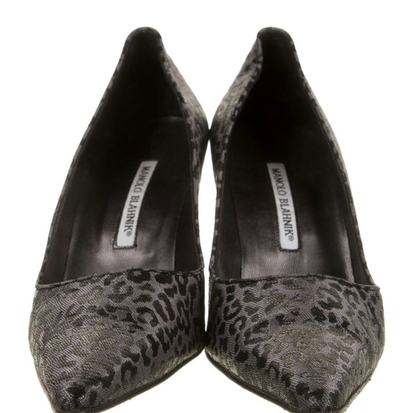 Manolo Blahnik Animal Print Pumps - Picture 2 of 4